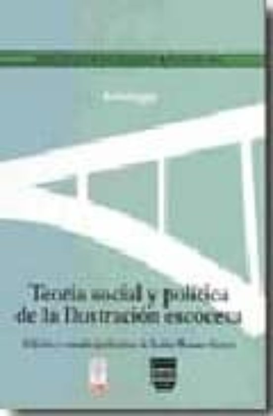 Teoría Social Y Política De La Ilustración Escocesa