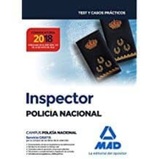 Inspector De Policía Nacional. Test Y Casos Prácticos