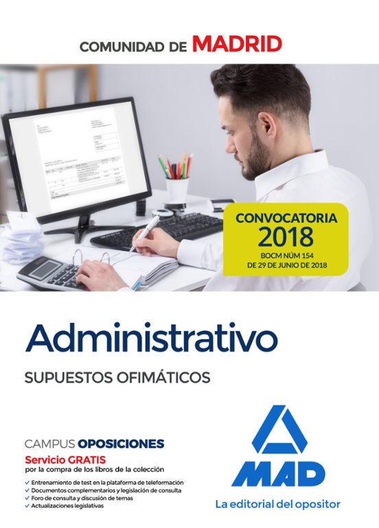 Administrativo De La Comunidad De Madrid. Supuestos Ofimáticos