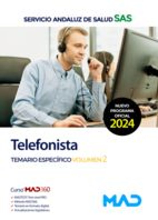 Telefonista. Servicio Andaluz De Salud Salud