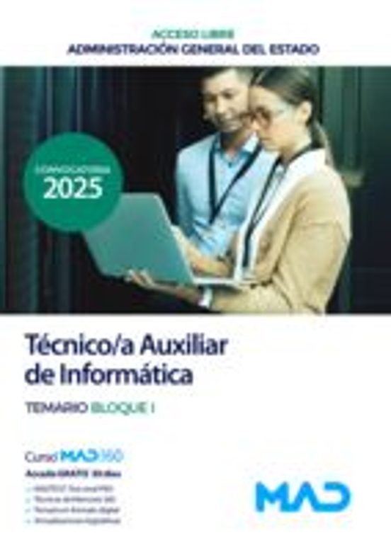 Técnico/a Auxiliar De Informática . Administracion Gener