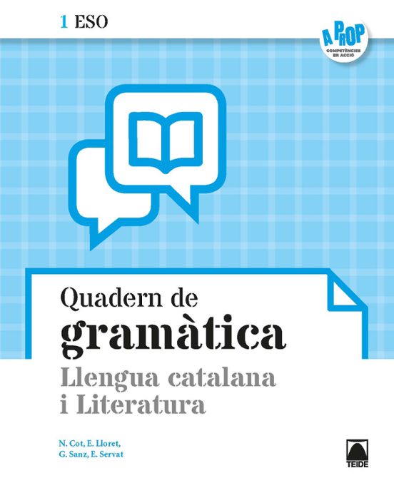Quadern Llengua Literatura 1º Eso Catalunya A Prop