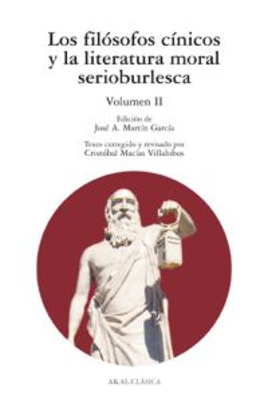 Los Filosofos Cinicos y la Literatura Moral Serioburlesca