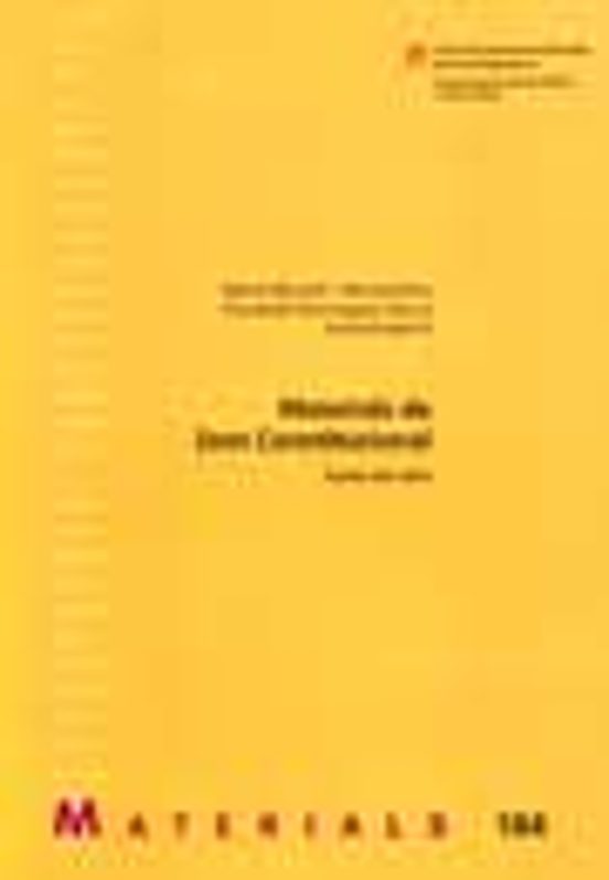 Materials De Dret Constitucional: Fonts Del Dret
