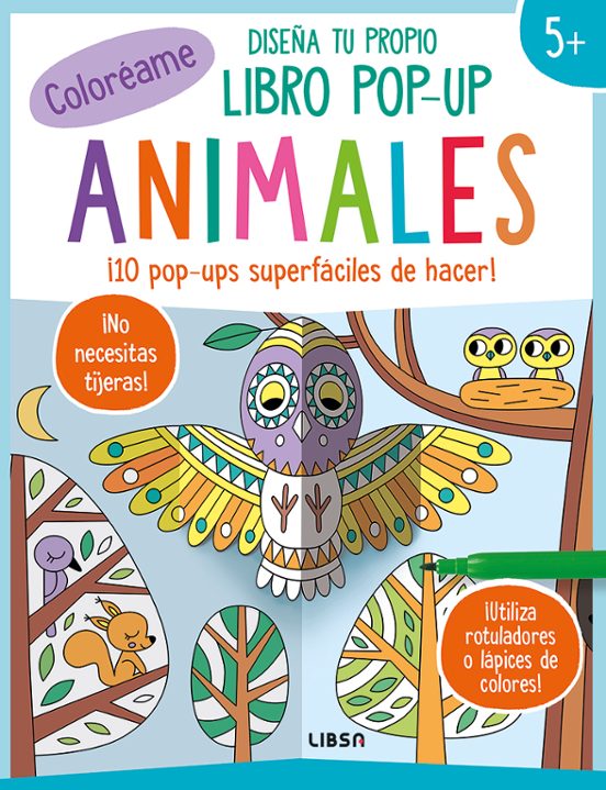 Animales Diseña Tu Propio Libro Pop Up