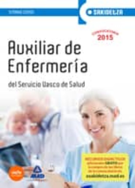 Auxiliar De Enfermería De Osakidetza-Servicio Vasco De Salud. Temario Común