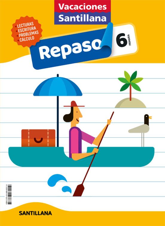 Vacaciones De Repaso 6.º Educación Primaria Castellano