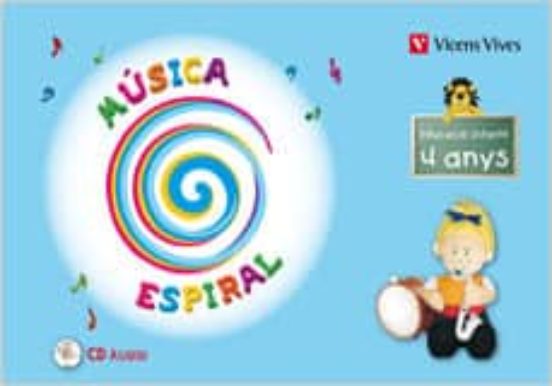 Música. Espiral. Llibre + Cd. 4 Anys