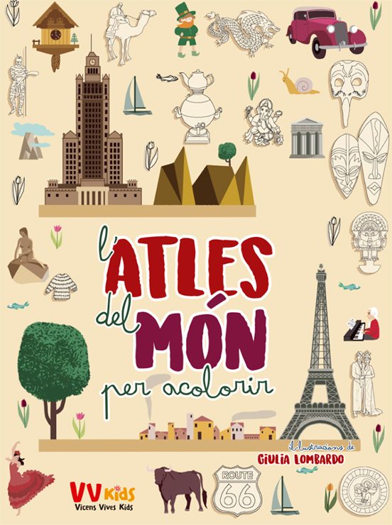 Atles del món per acolorir