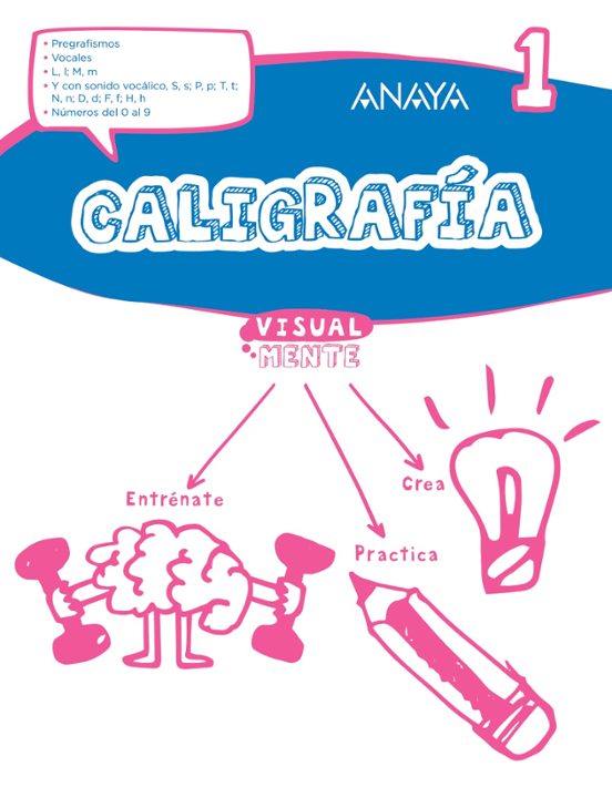 Caligrafía 1. 1º Educacion Primaria Castellano Mec Ed 2017