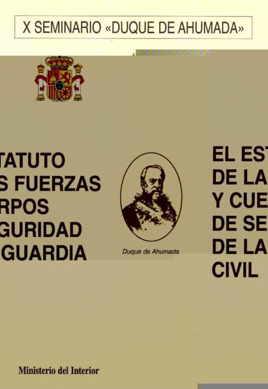 El Estatuto De Las Fuerzas Y Cuerpos De Seguridad De La Guardia C Ivil