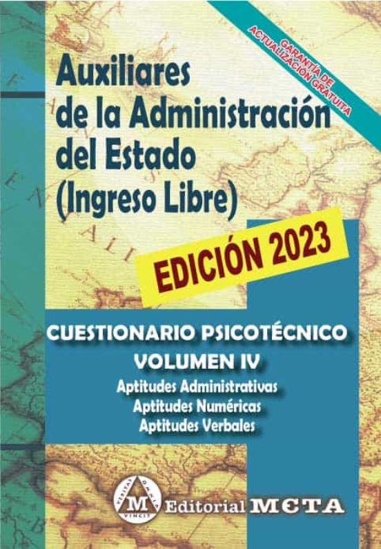 Auxiliares De La Administración Del Estado Turno Libre Volumen Iv