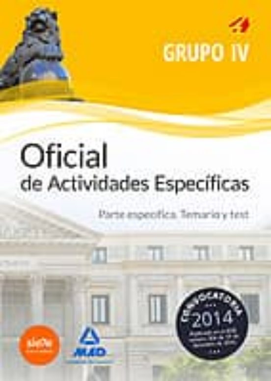 Oficial De Actividades Específicas