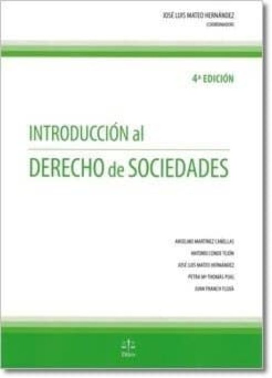 Introducción Al Derecho De Sociedades
