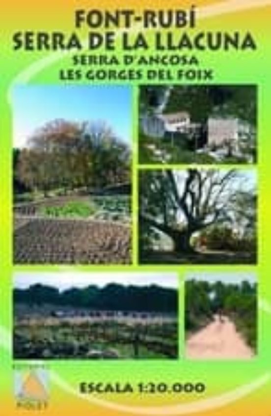 Font-rubi: Serra De La Llacuna 1:20.000