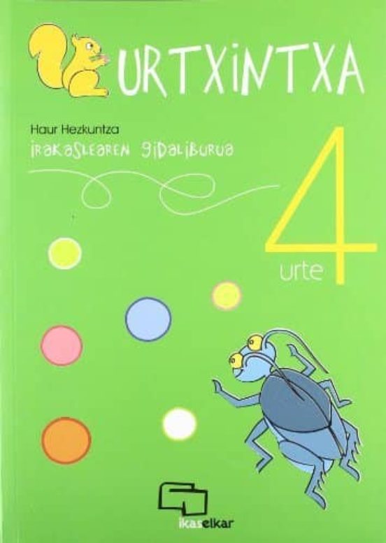 Urtxintxa 4 Urte - Irakasl