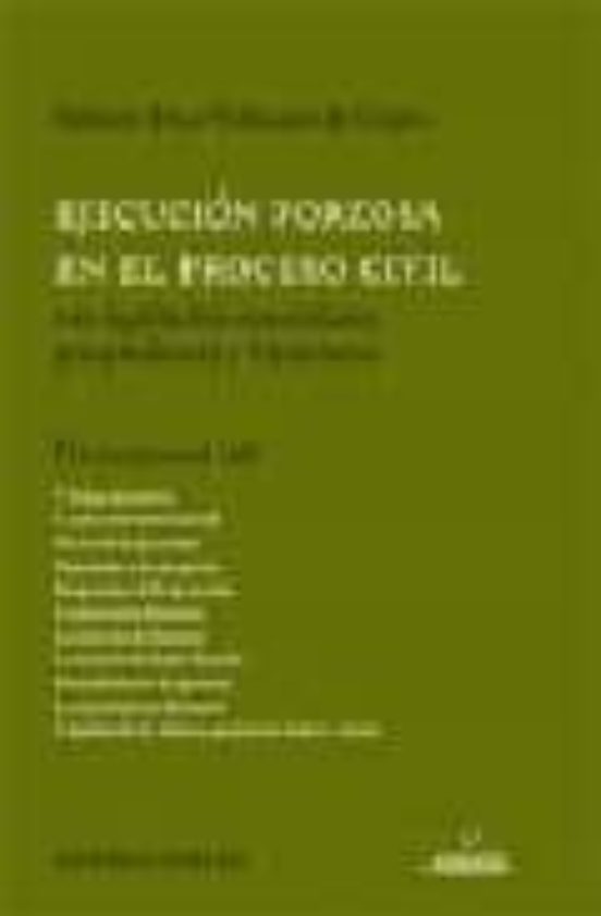 Ejecucion Forzosa En El Proceso Civil