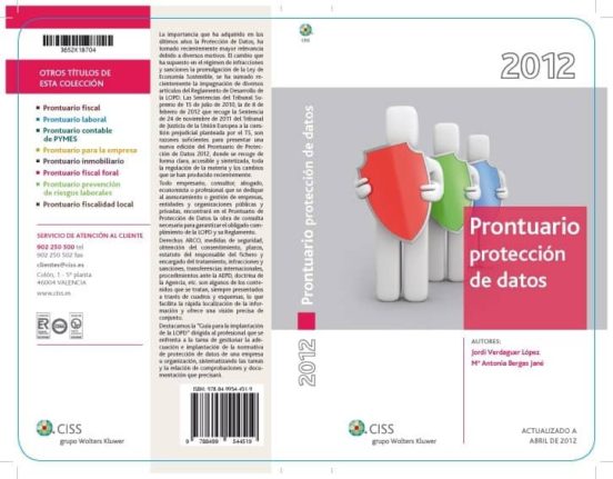 Prontuario Proteccion De Datos 2012