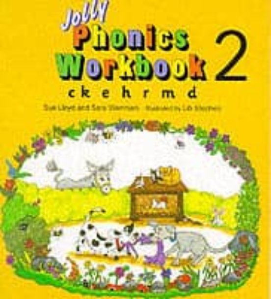 Jolly Phonics Workbook 2: Ck E H R M D