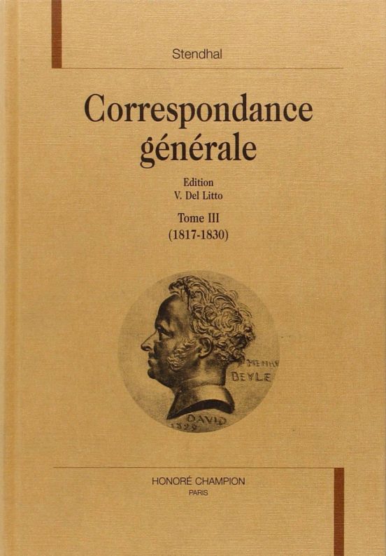 Correspondance Generale