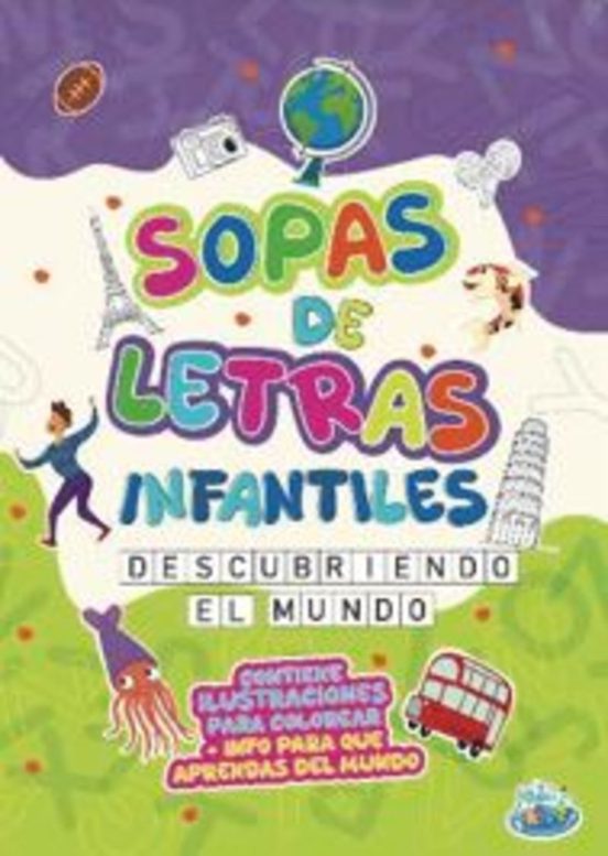 Sopa De Letras Descubriendo El Mundo - Sopa De Letras Infantiles