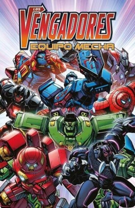 Los Vengadores 6 Equipo Mecha Marvel Action