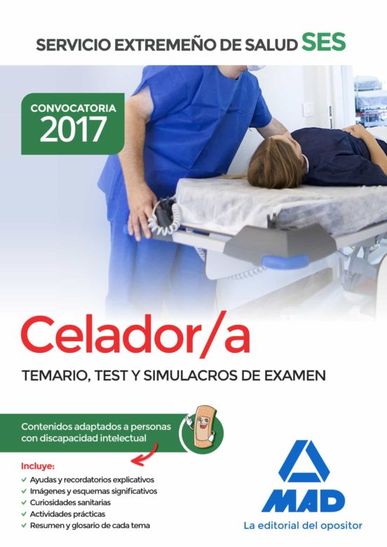 Celador Del Servicio Extremeño De Salud . Contenidos Adaptados A Personas Con Discapacidad Intelectual
