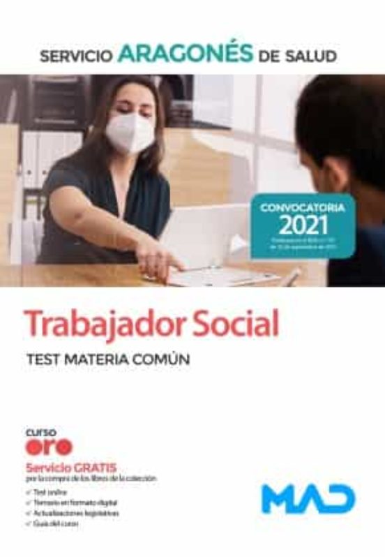 Trabajador Social Del Servicio Aragonés De Salud . Test Materia Común
