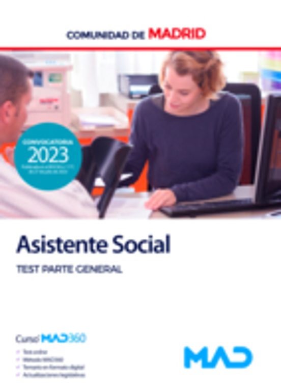 Asistente Social Comunidad De Madrid. Test Parte General 2023