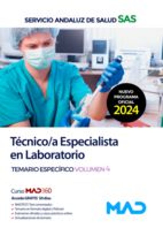 Técnico/a Especialista En Laboratorio. Temario Específico Volumen 4