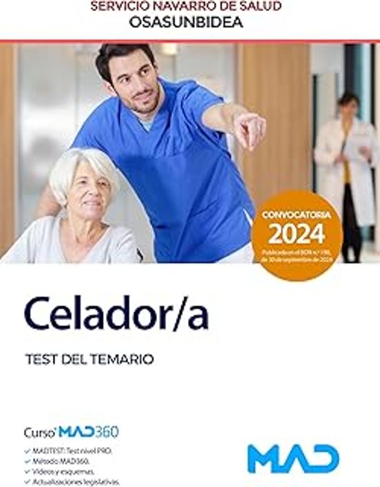 Celador Del Servicio Navarro De Salud–Osasunbidea: Test Del Temario