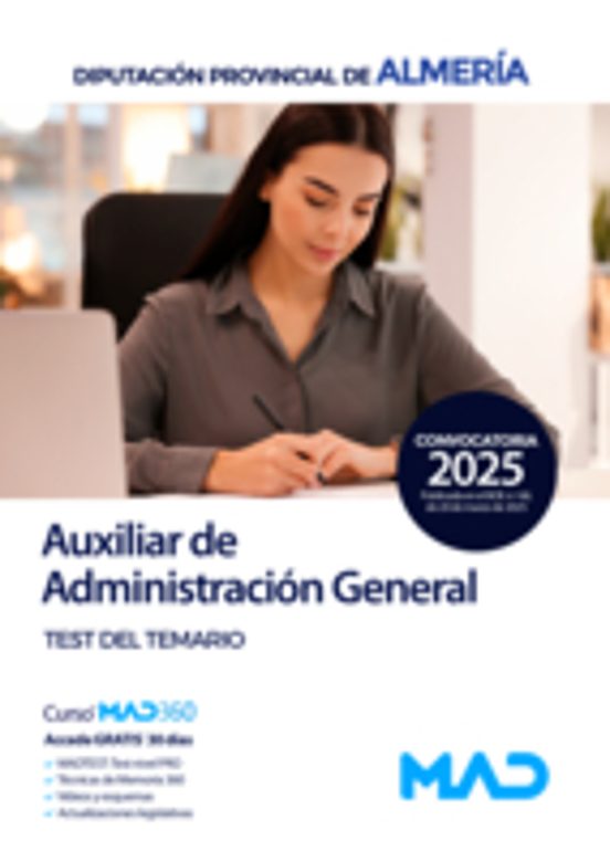 Auxiliar De Administración General. Diputación Provincial De Alme Ria
