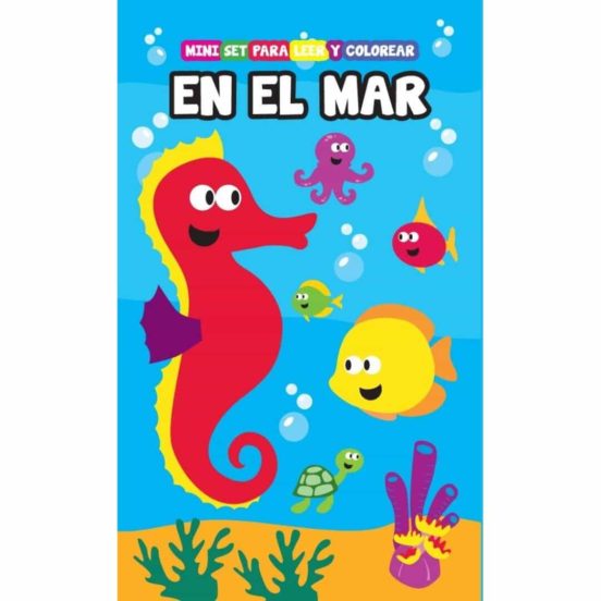 En El Mar. Mini Set Para Leer Y Colorear
