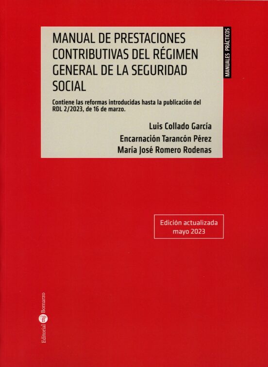 Manual De Prestaciones Contributivas Del Régimen General De La Segurid
