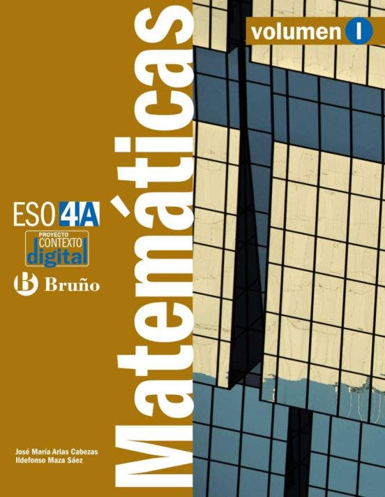 Contextodigital Matemáticas 4 a ESO - 3 Volúmenes Educación Secundaria