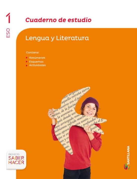 Lengua Castellan Y Literatura 1º Eso Cuaderno Estudio Ed 2015