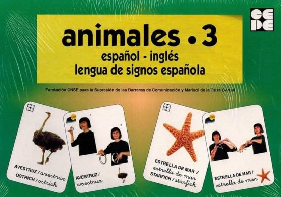 Animales - 3. Español-ingles. Lengua De Signos Española