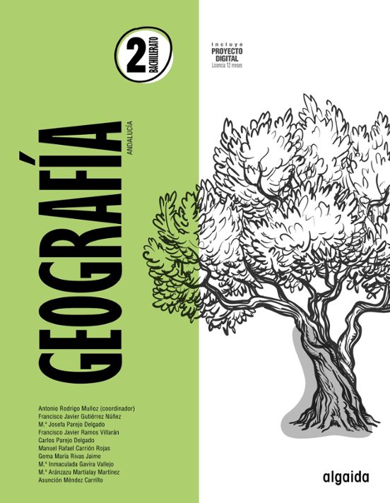 Geografía 2º Bachillerato Proyecto Algaida Lomloe Andalucía