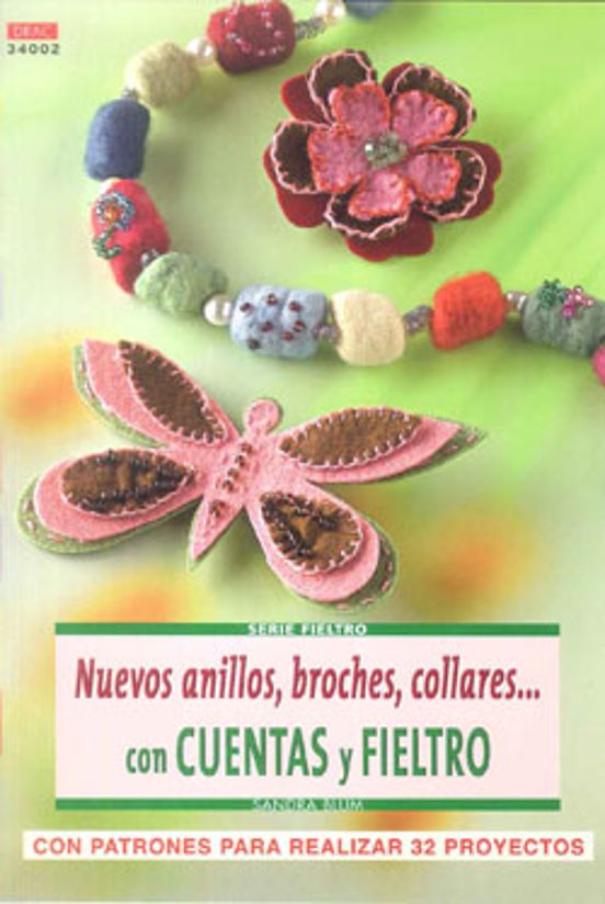Nuevos Anillos Broches Collares Con Cuentas Y Fieltro