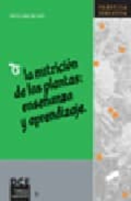 La Nutricion de las Plantas: Enseñanza y Aprendizaje