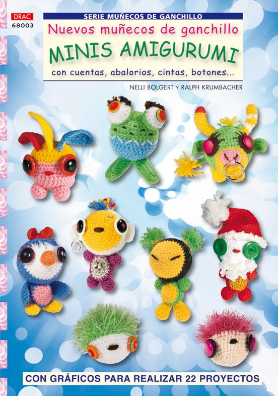 Nuevos Muñecos De Ganchillo Minis Amigurumi: Con Cuentas Abalori Os Ci