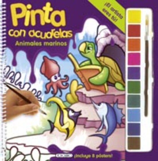 Animales Marinos Pinta con Acuarelas
