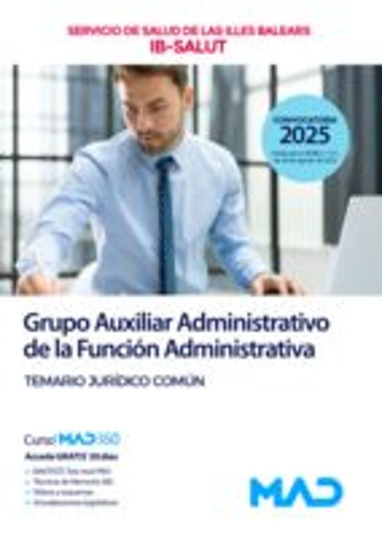 Grupo Auxiliar Administrativo De La Función Administrativa. Temar Io J