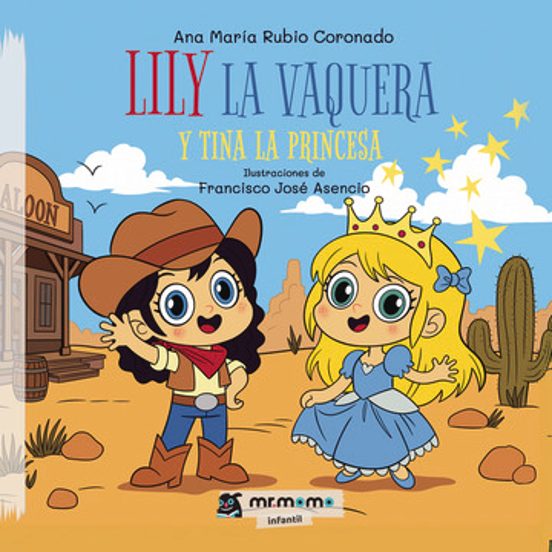 Portada de Lily la vaquera y Tina la princesa