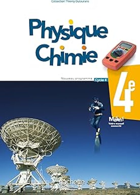 Physique Chimie 4e Cycle 4 : Nouveau Programme