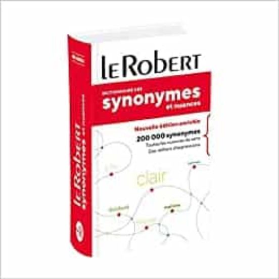 Dictionnaire Des Synonymes Et Nuances