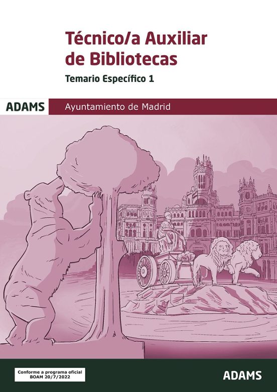 Técnico-a Auxiliar Bibliotecas Ayuntamiento De Madrid Grupo Ii Temario