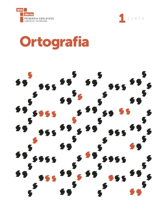 Quadern Dortografia 1 Valencia Ed 2017