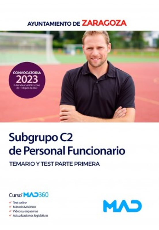 Subgrupo C2 De Personal Funcionario. Temario Y Test Parte Primera Del