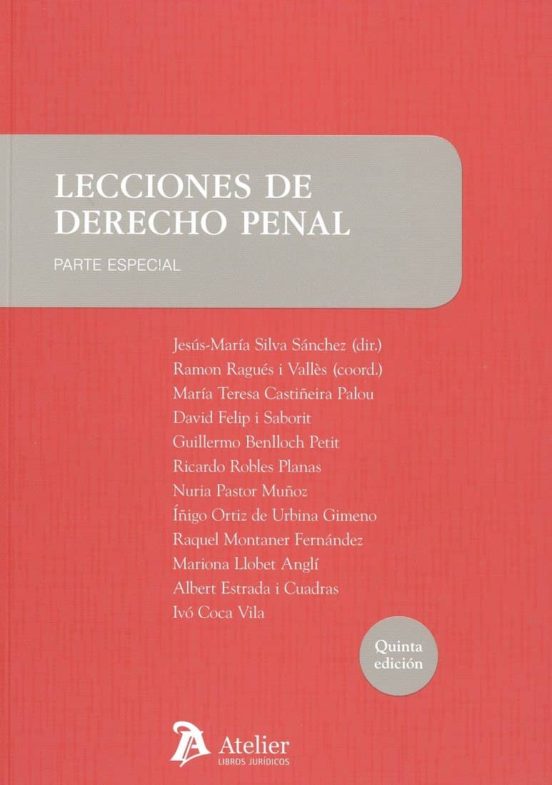 Lecciones De Derecho Penal